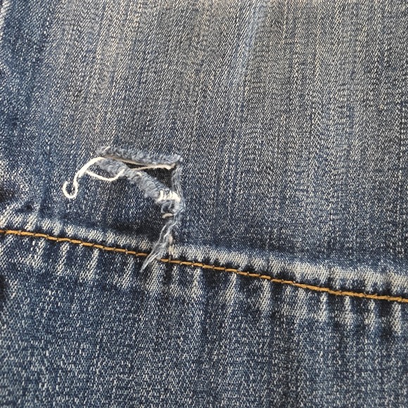 Anthropologie Pilcro and The Letterpress Womens 29 Denim Jean Shorts Low Rise - Picture 12 of 13